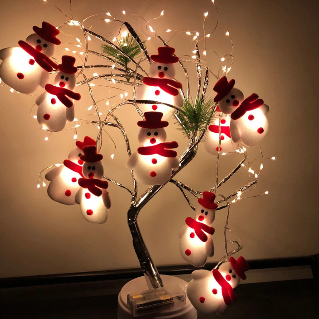LED Merry Christmas Ornaments Christmas Decorations for Home 2024 Christmas Tree Decorations Xmas Deco Noel New Year 2025 Natal