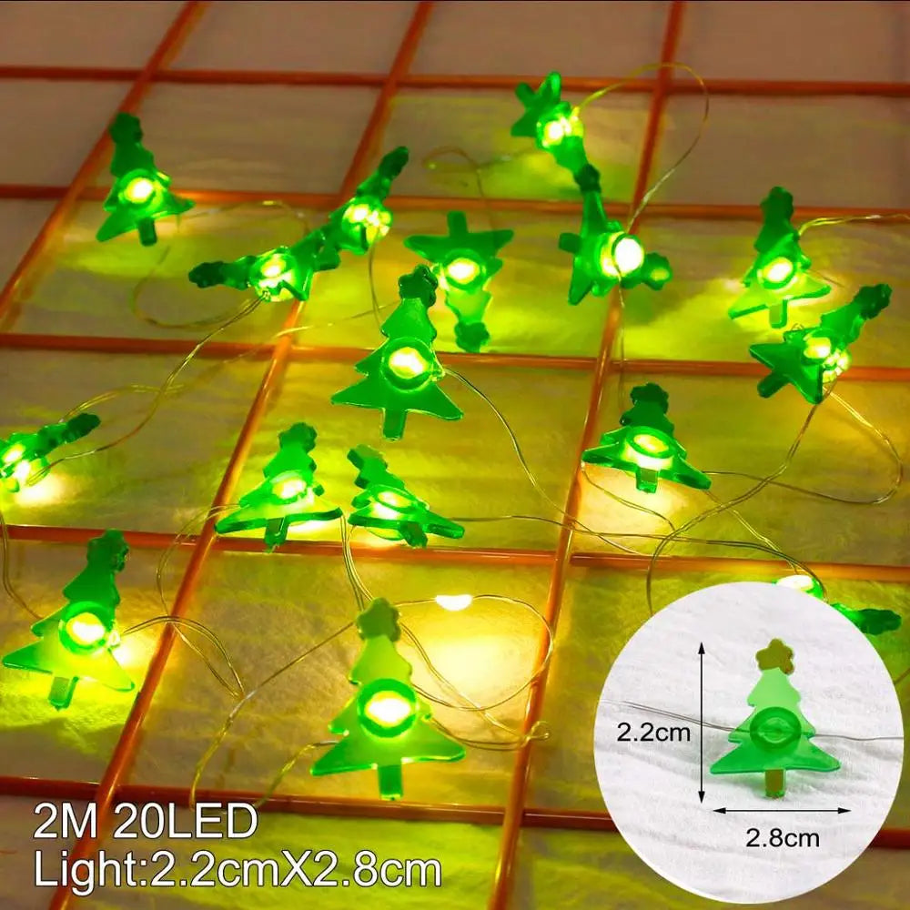 LED Merry Christmas Ornaments Christmas Decorations for Home 2024 Christmas Tree Decorations Xmas Deco Noel New Year 2025 Natal