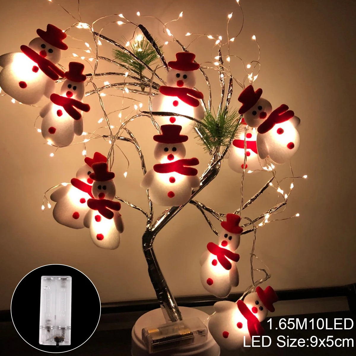 LED Merry Christmas Ornaments Christmas Decorations for Home 2024 Christmas Tree Decorations Xmas Deco Noel New Year 2025 Natal